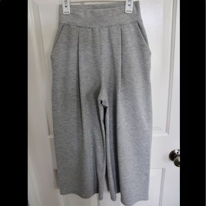 Lululemon Grey Wide Leg Capri Pant
